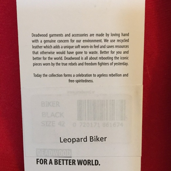 Beautiful Designer Biker BNWT butter soft leather - Picture 6 of 8